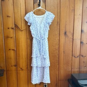 Sienna Sky Women’s Blue & White Sundress Size M